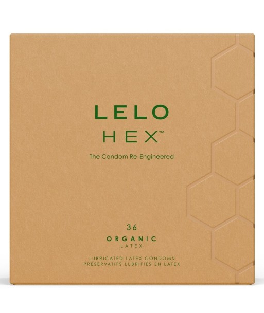 LELO - HEX ORGANIC PRESERVATIVO CAJA 36 UDS