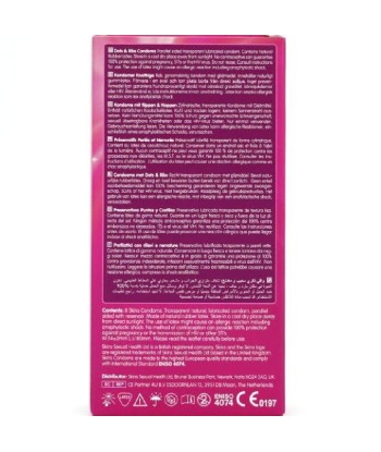 SKINS - DOTS and RIBS PRESERVATIVOS PREMIUM PACK 8