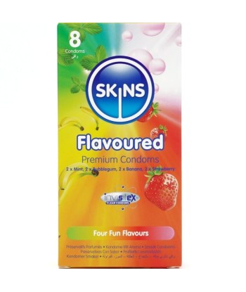 SKINS - MULTI SABORES PRESERVATIVOS PREMIUM PACK 8