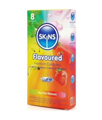 SKINS - MULTI SABORES PRESERVATIVOS PREMIUM PACK 8