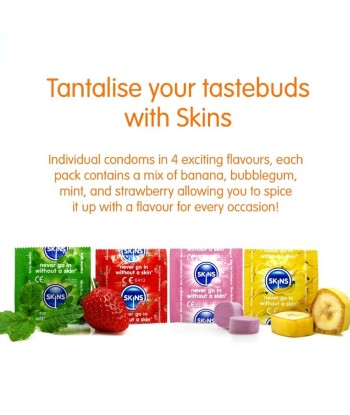 SKINS - MULTI SABORES PRESERVATIVOS PREMIUM PACK 8