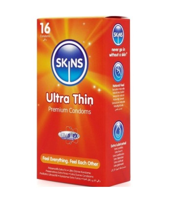 SKINS - ULTRAFINOS PRESERVATIVOS PREMIUM PACK 16