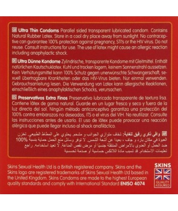 SKINS - ULTRAFINOS PRESERVATIVOS PREMIUM PACK 4