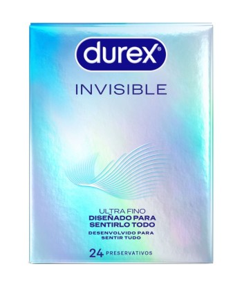 DUREX - PRESERVATIVOS INVISIBLE ULTRA FINO 24 UNIDADES