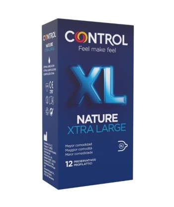 CONTROL - ADAPTA NATURE XL PRESERVATIVOS 12 UNIDADES