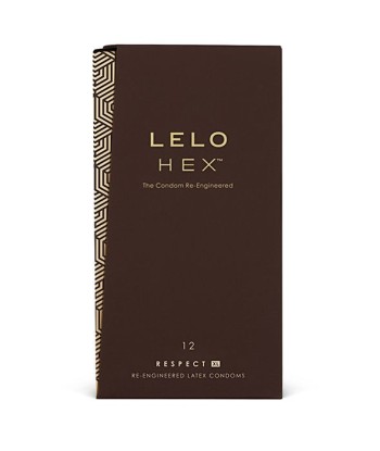 LELO - HEX PRESERVATIVO RESPECT XL 12 PACK