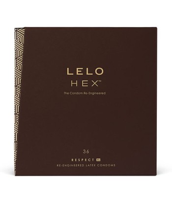 LELO - HEX PRESERVATIVO RESPECT XL 36 PACK
