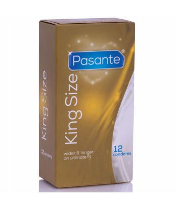 PASANTE - PRESERVATIVOS KING MS LARGOS Y ANCHOS 12 UNIDADES