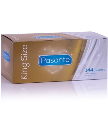 PASANTE - PRESERVATIVOS KING MS LARGOS Y ANCHOS CAJA 144 UNIDADES