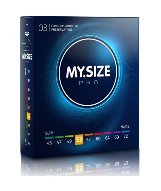 MY SIZE - PRO PRESERVATIVOS 53 MM 3 UNIDADES