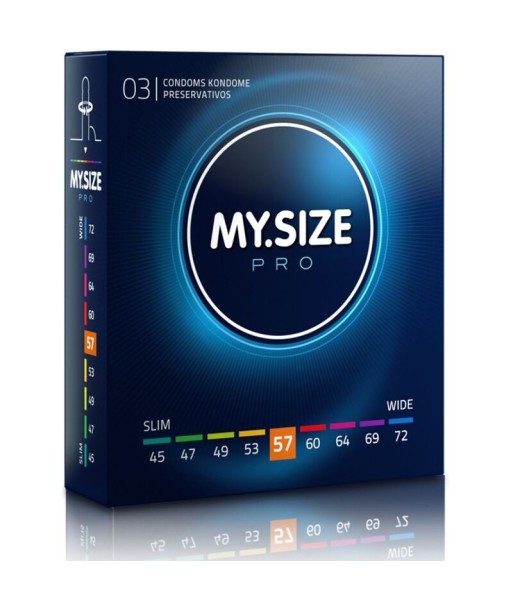 MY SIZE - PRO PRESERVATIVOS 57 MM 3 UNIDADES