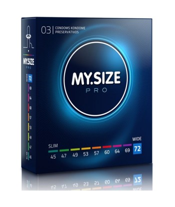 MY SIZE - PRO PRESERVATIVOS 72 MM 3 UNIDADES