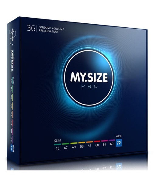 MY SIZE - PRO PRESERVATIVOS 72 MM 36 UNIDADES MY SIZE - PRO PRESERVATIVOS 72 MM 36 UNIDADES