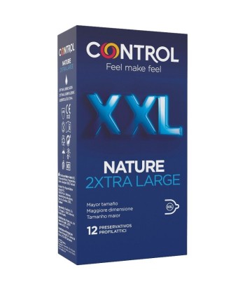 CONTROL - NATURE 2XTRA LARGE PRESERVATIVOS XXL - 12 UNDS