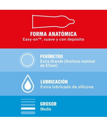 DUREX - PRESERVATIVOS SENSITIVO XL 10 UNIDADES