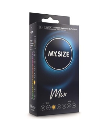 MY SIZE - MIX PRESERVATIVOS 53 MM 10 UNIDADES