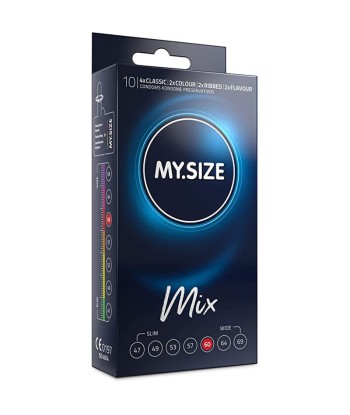 MY SIZE - MIX PRESERVATIVOS 60 MM 10 UNIDADES