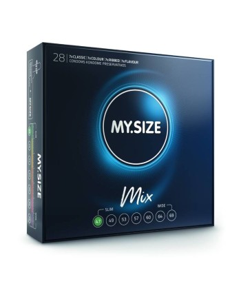MY SIZE - MIX PRESERVATIVOS 47 MM 28 UNIDADES