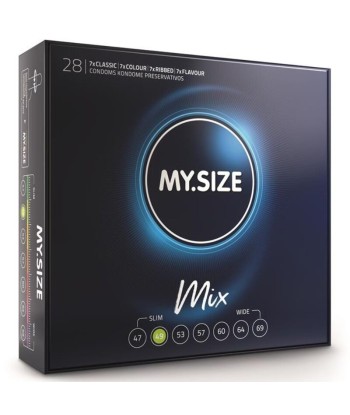 MY SIZE - MIX PRESERVATIVOS 49 MM 28 UNIDADES