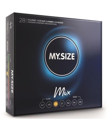 MY SIZE - MIX PRESERVATIVOS 53 MM 28 UNIDADES