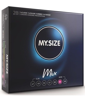 MY SIZE - MIX PRESERVATIVOS 64 MM 28 UNIDADES