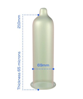 PASANTE - PRESERVATIVO TAMAÑO SUPER KING BOLSA 144 UNIDADES