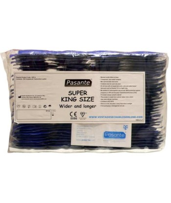 PASANTE - PRESERVATIVO TAMAÑO SUPER KING BOLSA 144 UNIDADES