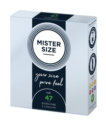 MISTER SIZE - PRESERVATIVOS TALLA XS 47 MM (3 UNIDADES)