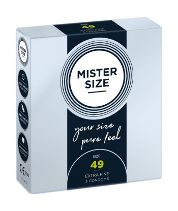MISTER SIZE - PRESERVATIVOS TALLA S 49 MM (3 UNIDADES)