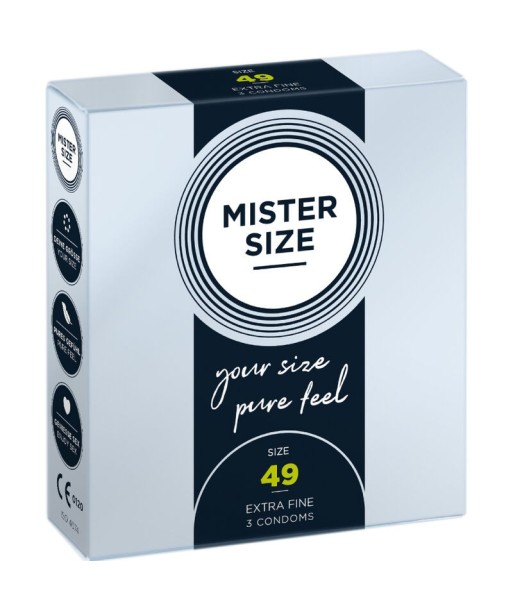 MISTER SIZE - PRESERVATIVOS TALLA S 49 MM (3 UNIDADES) MISTER SIZE - PRESERVATIVOS TALLA S 49 MM (3 UNIDADES)
