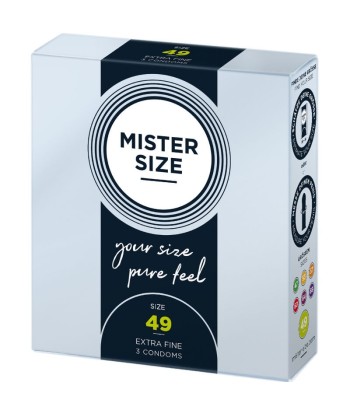 MISTER SIZE - PRESERVATIVOS TALLA S 49 MM (3 UNIDADES)