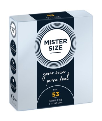 MISTER SIZE - PRESERVATIVOS TALLA M 53 MM (3 UNIDADES)
