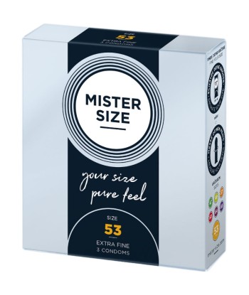 MISTER SIZE - PRESERVATIVOS TALLA M 53 MM (3 UNIDADES)