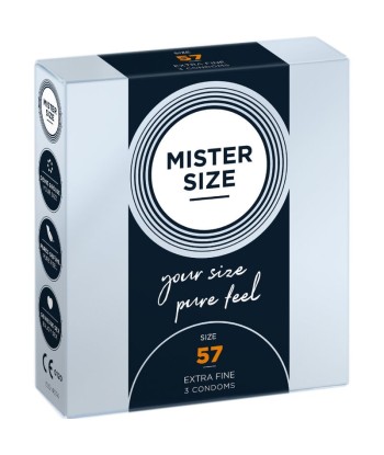 MISTER SIZE - PRESERVATIVOS TALLA L 57 MM (3 UNIDADES)