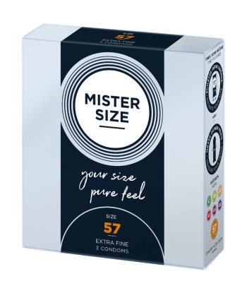 MISTER SIZE - PRESERVATIVOS TALLA L 57 MM (3 UNIDADES)
