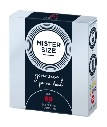 MISTER SIZE - PRESERVATIVOS TALLA XL 60 MM (3 UNIDADES)