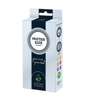 MISTER SIZE - PRESERVATIVOS TALLA XS 47 MM (10 UNIDADES)