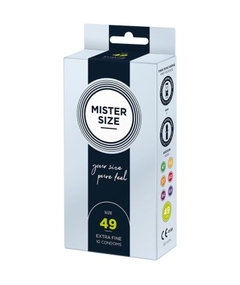 MISTER SIZE - PRESERVATIVOS TALLA S 49 MM (10 UNIDADES)