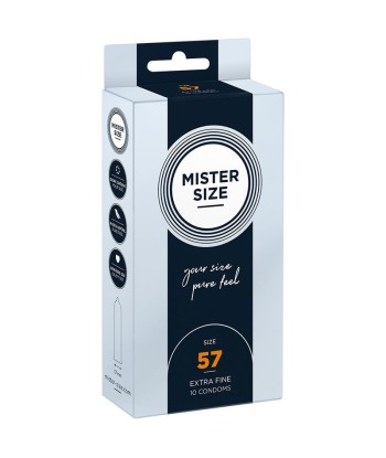 MISTER SIZE - PRESERVATIVOS TALLA L 57 MM (10 UNIDADES)