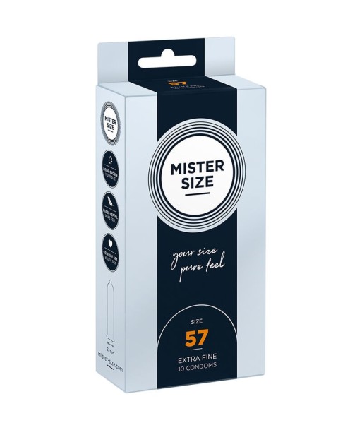 MISTER SIZE - PRESERVATIVOS TALLA L 57 MM (10 UNIDADES) MISTER SIZE - PRESERVATIVOS TALLA L 57 MM (10 UNIDADES)