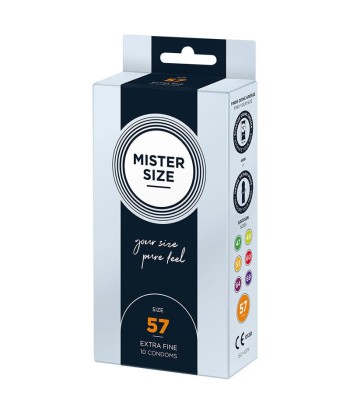 MISTER SIZE - PRESERVATIVOS TALLA L 57 MM (10 UNIDADES)