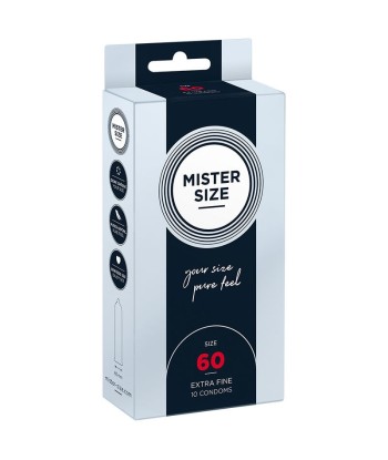 MISTER SIZE - PRESERVATIVOS TALLA XL 60 MM (10 UNIDADES)
