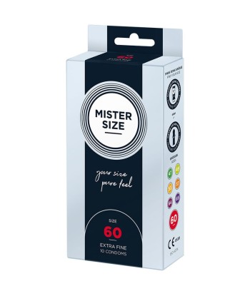 MISTER SIZE - PRESERVATIVOS TALLA XL 60 MM (10 UNIDADES)