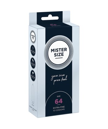 MISTER SIZE - PRESERVATIVOS TALLA XXL 64 MM (10 UNIDADES)