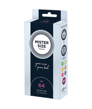 MISTER SIZE - PRESERVATIVOS TALLA XXL 64 MM (10 UNIDADES)
