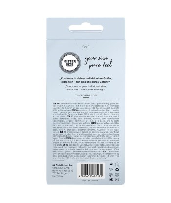 MISTER SIZE - PRESERVATIVOS TALLA XXL 64 MM (10 UNIDADES)