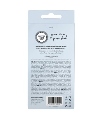MISTER SIZE - PRESERVATIVOS TALLA XXXL 69 MM (10 UNIDADES)