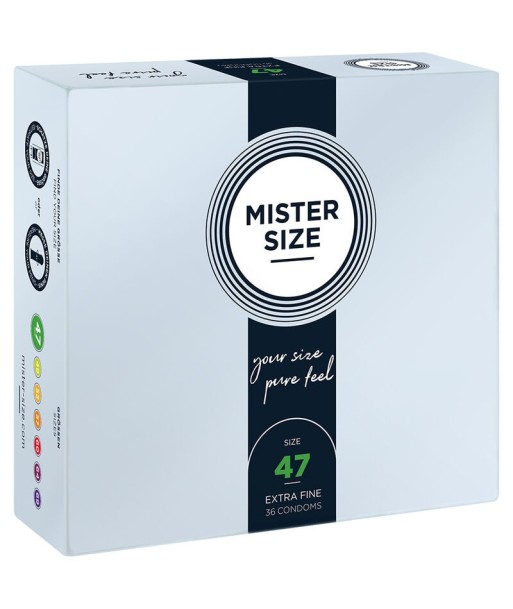 MISTER SIZE - PRESERVATIVOS TALLA XS 47 MM (36 UNIDADES) MISTER SIZE - PRESERVATIVOS TALLA XS 47 MM (36 UNIDADES)