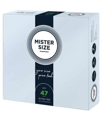 MISTER SIZE - PRESERVATIVOS TALLA XS 47 MM (36 UNIDADES)