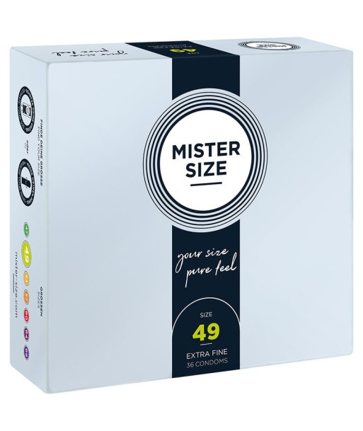 MISTER SIZE - PRESERVATIVOS TALLA S 49 MM (36 UNIDADES)